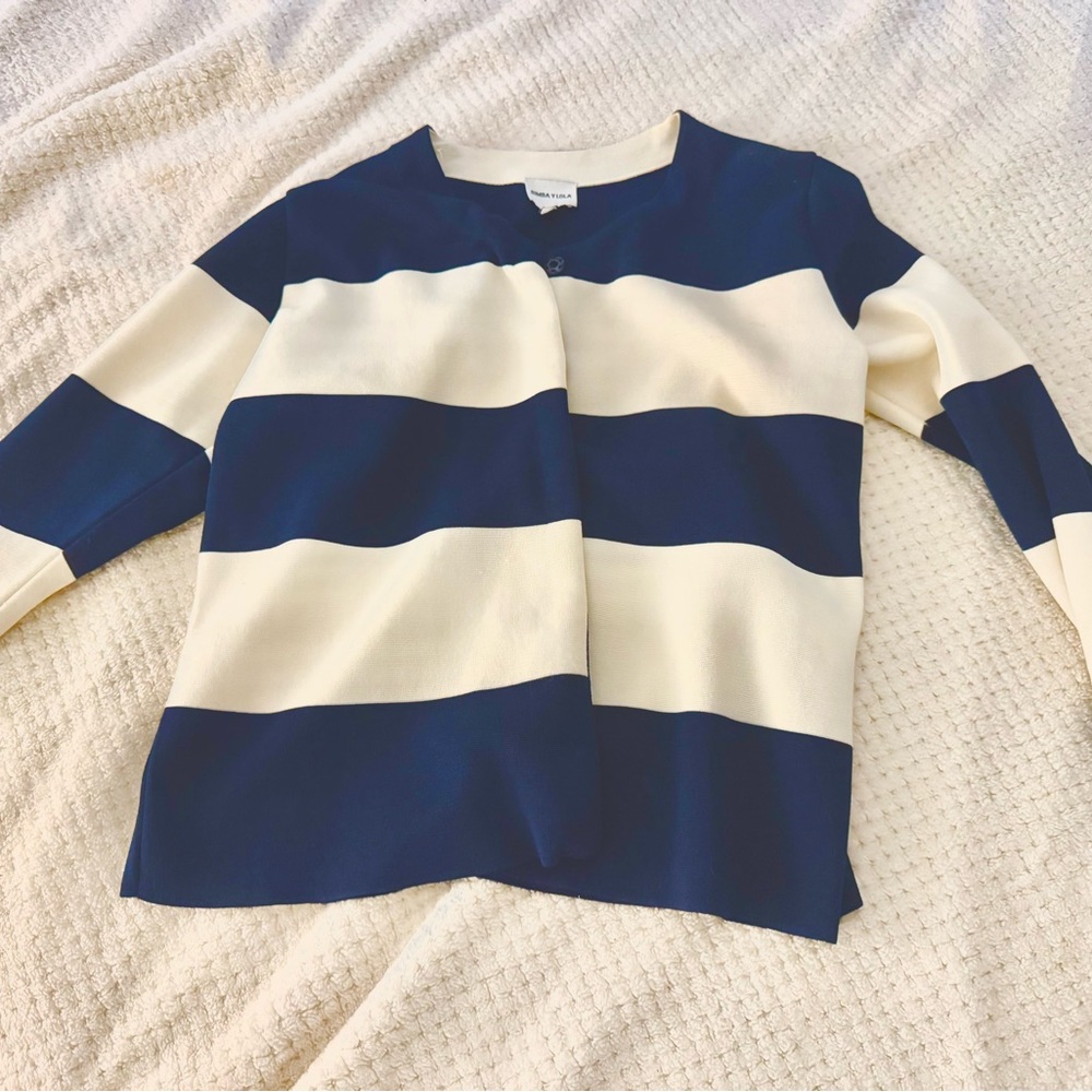 Bimba Y Lola Nautical Bold Stripe Jacket